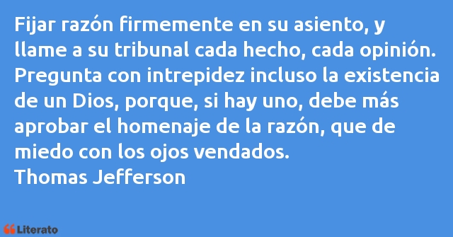 Frases de Thomas Jefferson