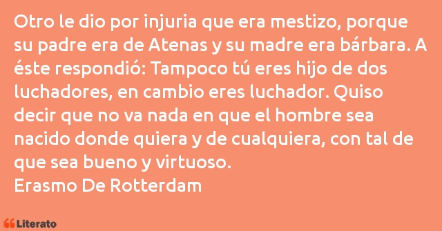 Frases de Erasmo De Rotterdam