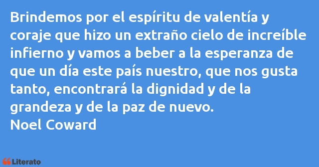 Frases de Noel Coward