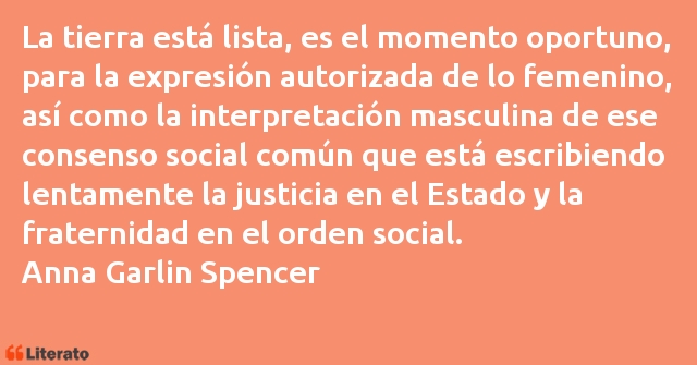 Frases de Anna Garlin Spencer