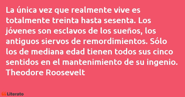 Frases de Theodore Roosevelt