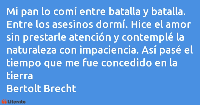 Frases de Bertolt Brecht