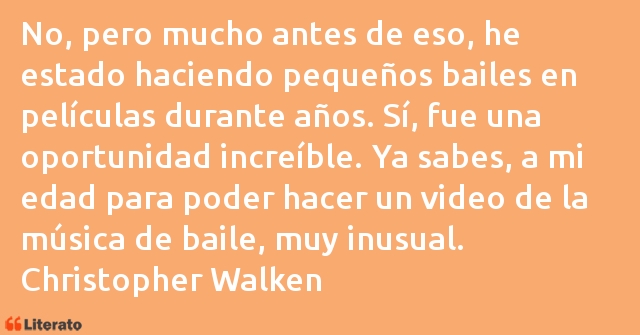 Frases de Christopher Walken