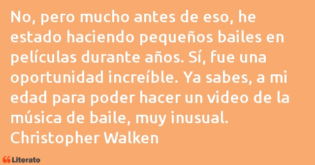 Frases de Christopher Walken