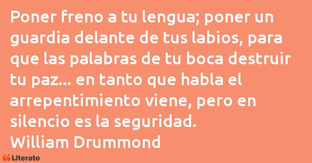 Frases de William Drummond