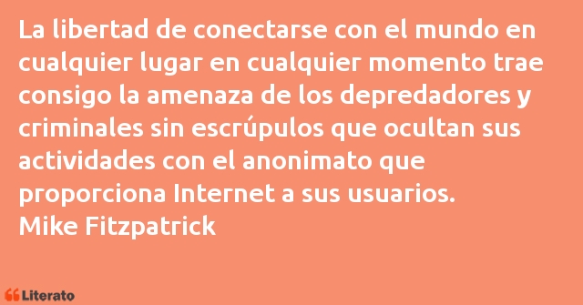 Frases de Mike Fitzpatrick