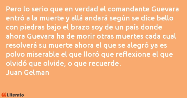 Frases de Juan Gelman