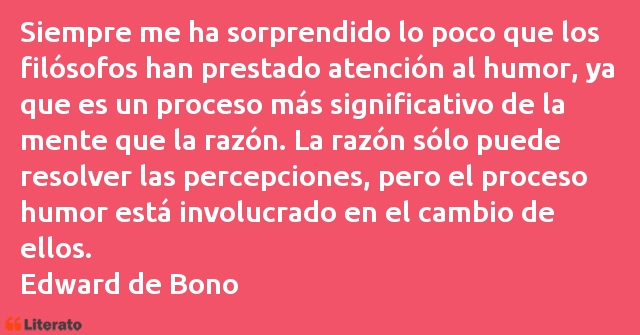 Frases de Edward de Bono