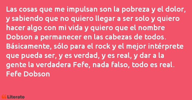 Frases de Fefe Dobson