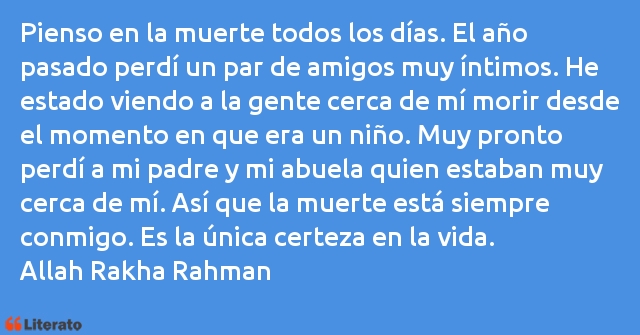 Frases de Allah Rakha Rahman