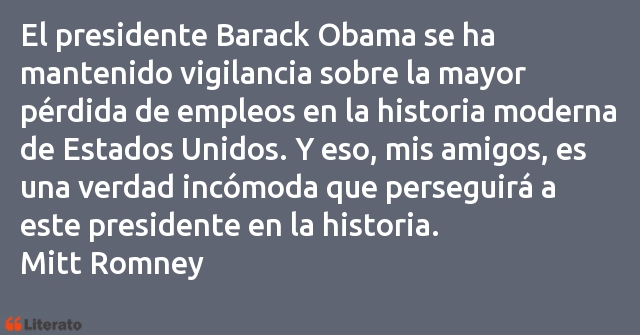 Frases de Mitt Romney