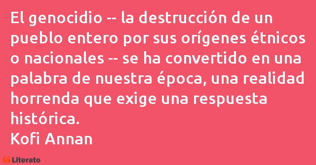 Frases de Kofi Annan