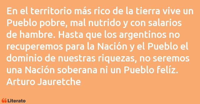 Frases de Arturo Jauretche