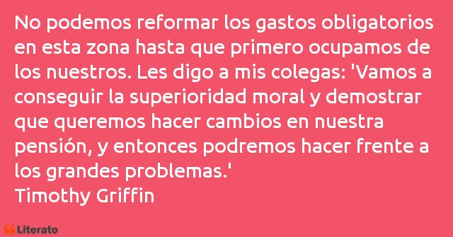 Frases de Timothy Griffin