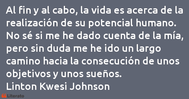 Frases de Linton Kwesi Johnson