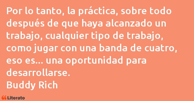 Frases de Buddy Rich