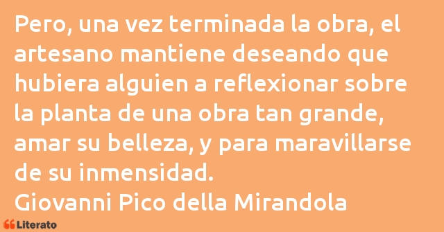 Frases de Giovanni Pico della Mirandola