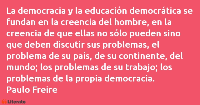 Frases de Paulo Freire