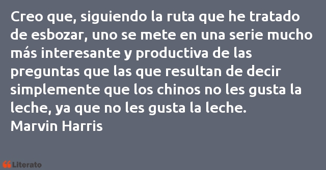 Frases de Marvin Harris