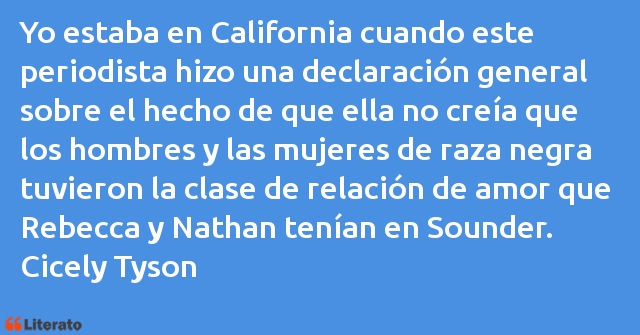 Frases de Cicely Tyson