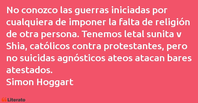 Frases de Simon Hoggart