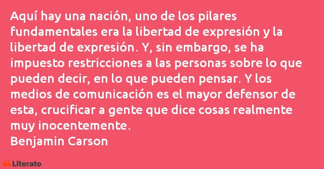 Frases de Benjamin Carson