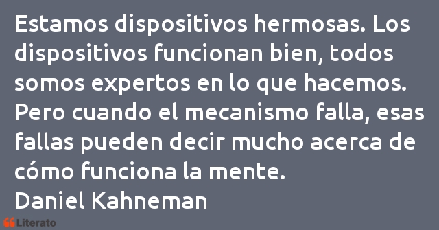 Frases de Daniel Kahneman