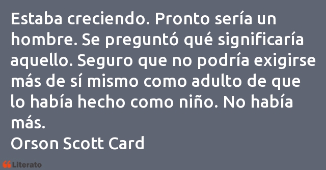 Frases de Orson Scott Card