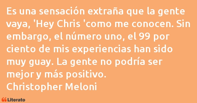 Frases de Christopher Meloni