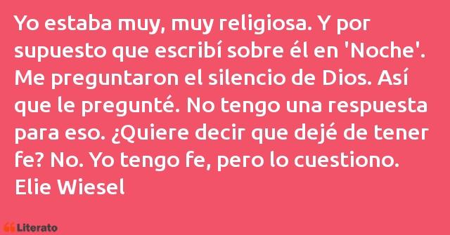 Frases de Elie Wiesel