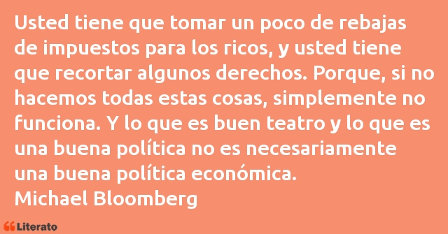 Frases de Michael Bloomberg