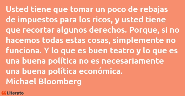 Frases de Michael Bloomberg