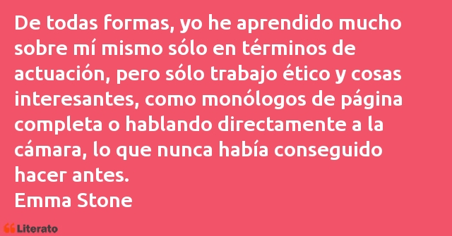 Frases de Emma Stone