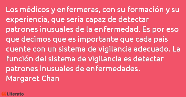 Frases de Margaret Chan