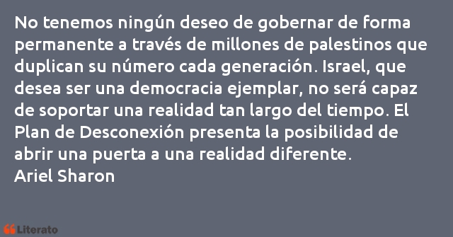 Frases de Ariel Sharon