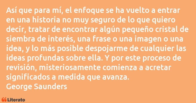 Frases de George Saunders