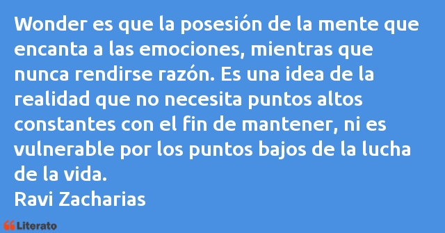 Frases de Ravi Zacharias