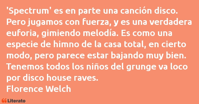 Frases de Florence Welch