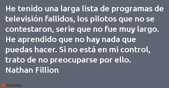 Frases de Nathan Fillion