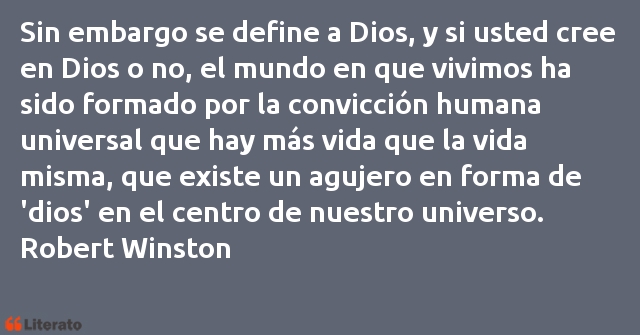 Frases de Robert Winston