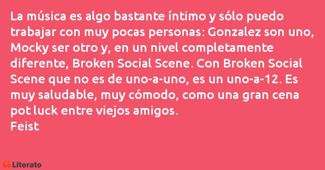 Frases de Feist