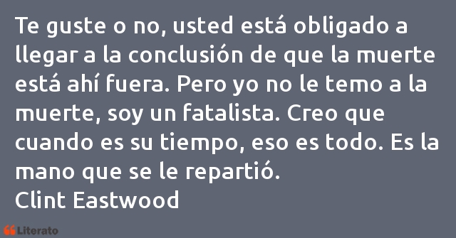 Frases de Clint Eastwood