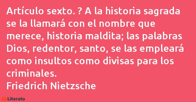 Frases de Friedrich Nietzsche