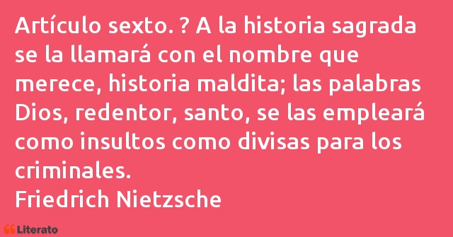 Frases de Friedrich Nietzsche