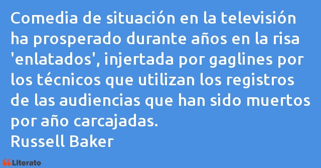 Frases de Russell Baker