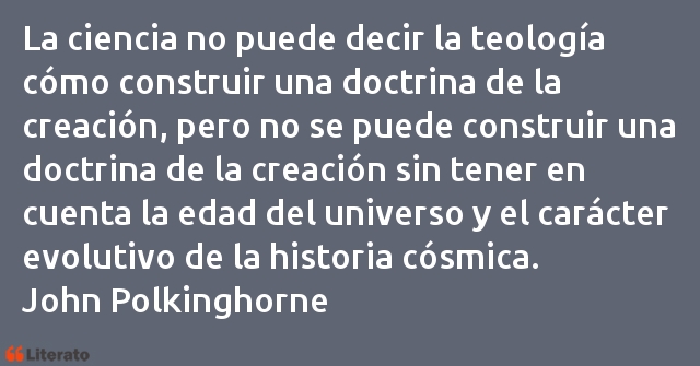 Frases de John Polkinghorne