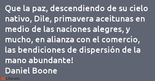 Frases de Daniel Boone