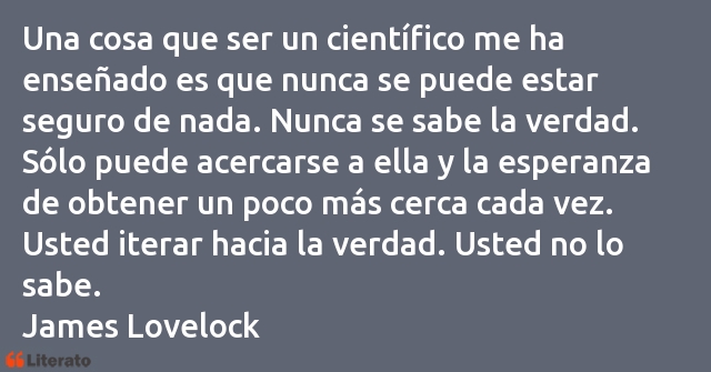 Frases de James Lovelock