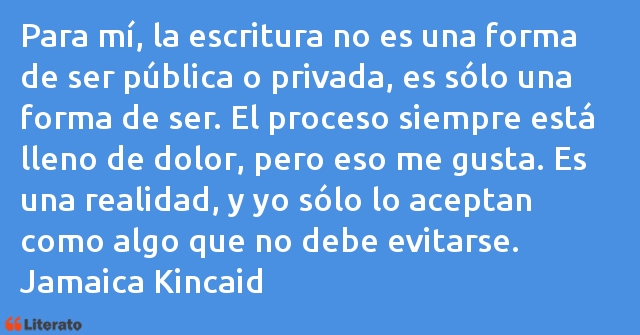 Frases de Jamaica Kincaid