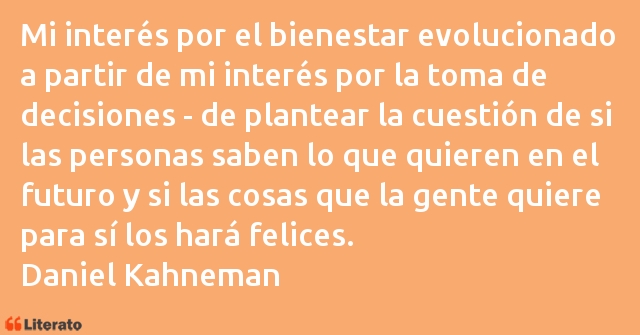 Frases de Daniel Kahneman